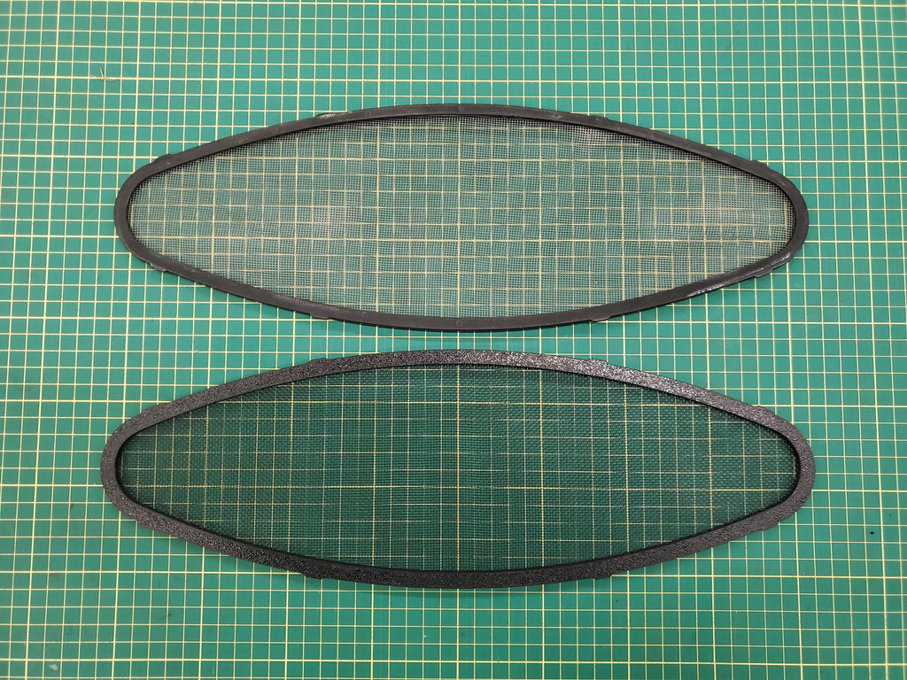 Bomar / Pompanette S718 16.5" x 5.5" Portlight Window Screen | Comonly used in Carver+Regal Boats